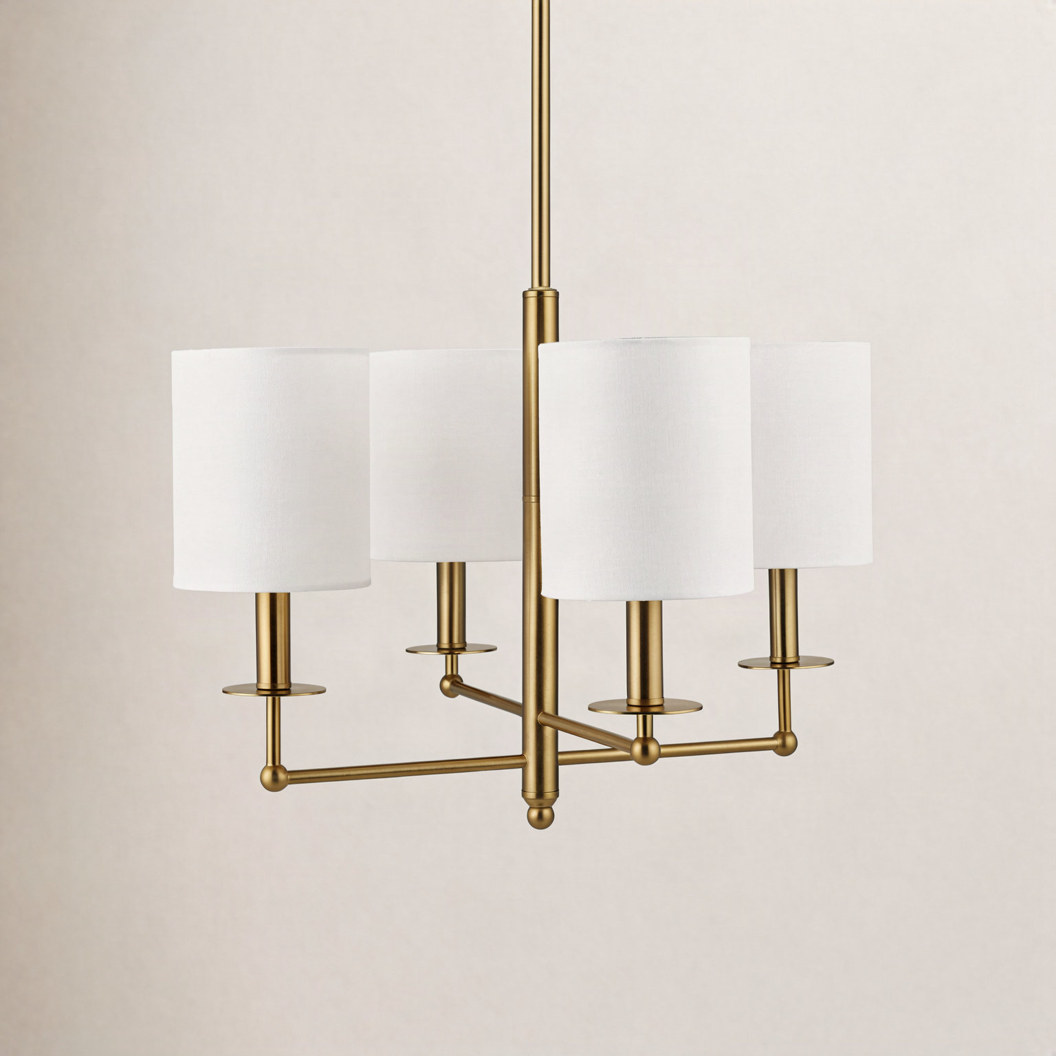 Lacey Iron 6-Light Chandelier, 16" H x 20" W x 20" D, 4
