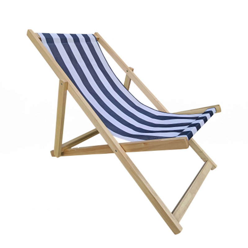 Chaise longue pliante en bois Populus, 1