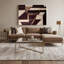 «Geometric Abstraction 93», art mural sur toile brune-1766582098