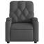 Fauteuil inclinable de massage à 6 points vidaXL pour le salon, dossier et repose-pieds réglables, porte-gobelet-128801039