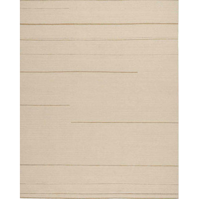 Tapis rectangulaire contemporain en laine noué à la main