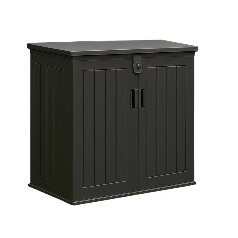 Jack Stonehouse 115cm W 775L Polypropylene Lockable Deck Box in Black