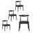 Solid Dining Chairs Set Of 4