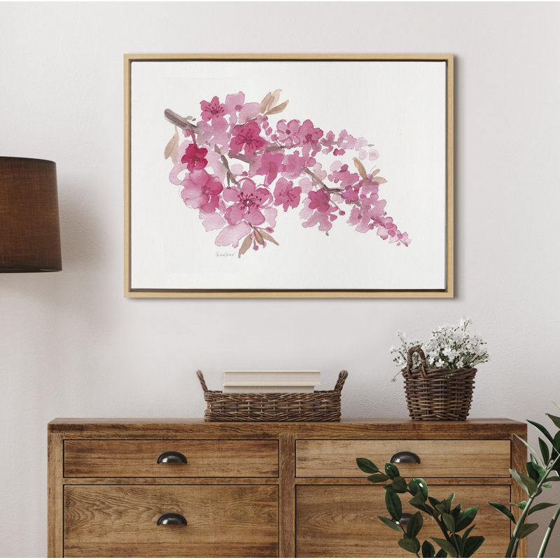 «Cherry Blossom» par Patricia Shaw, reproduction d'art sur toile encadrée
