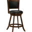 Paire de tabourets pivotants châtaignier et noirs. Confortable grâce à sa fabrication. Rembourré Idéal pour la cuisine, siège pour tabourets en bois et 2 places, siège de bar, housse, l 19,51 po x P 17,5 po