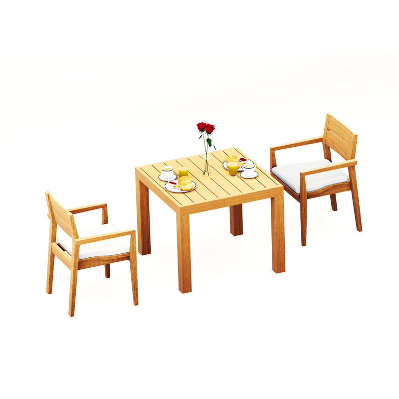 Vellore Outdoor - Piece Teak Dining Set, 2
