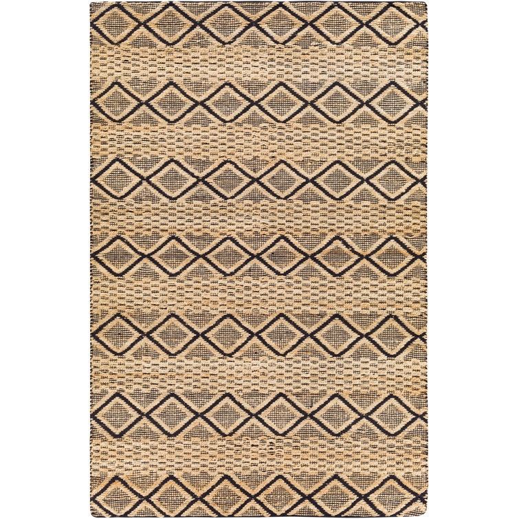 Colin Geometric Handwoven Tan Area Rug