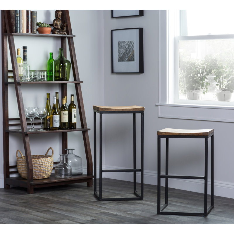 Presley Counter Stool with Metal Frame, Bar Stool (30" Seat Height)