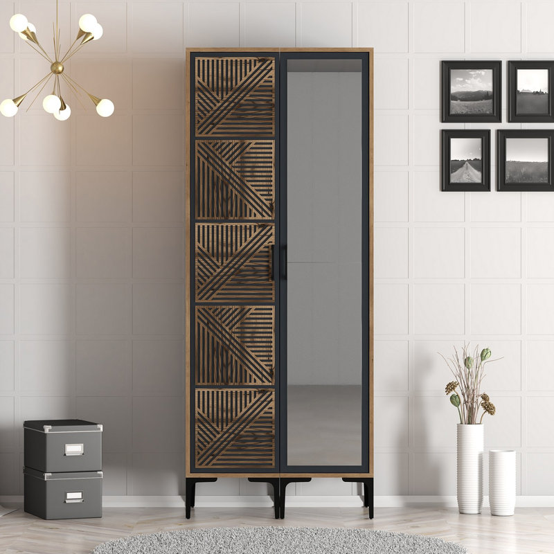 Armoire Ayreanna, Anthracite noyer