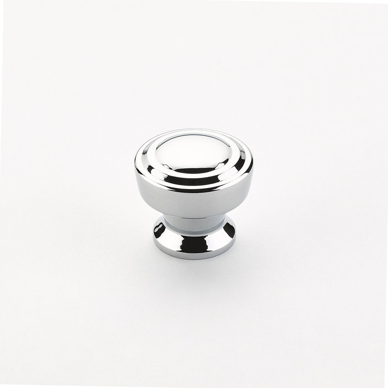Menlo Park Round Knob, Bright Chrome