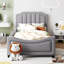 Lit de jour en velours Sunnie-126026101