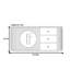 Buffet moderne, moderne, luxueux et simple