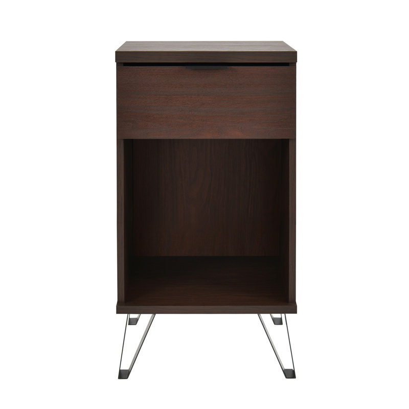 1 table de bout à tiroirs, table de particules