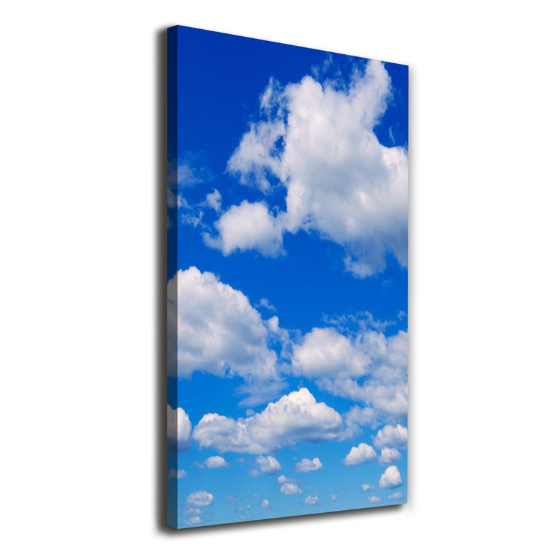 Clouds In The Sky - Wrapped Canvas Print