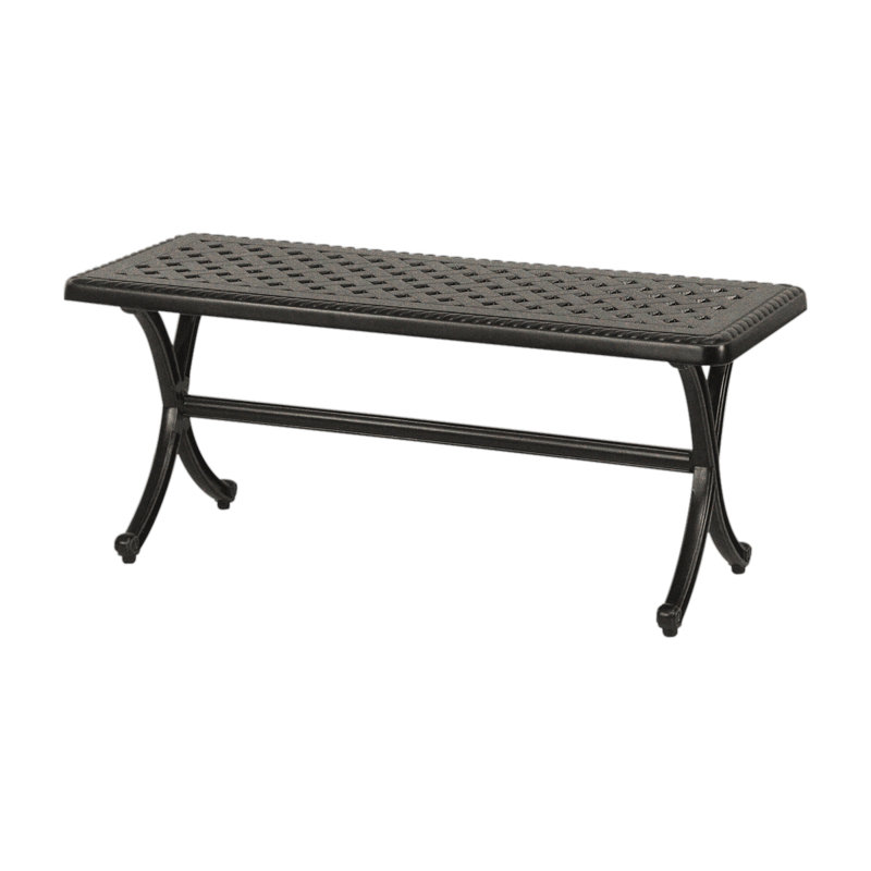 Grand Terrace Backless Bench Frame, Desert Bronze