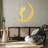 Golf Ball Metal Wall Art - Sports Inspired Wall Decor - Rustic Golf Theme Sculpture - Modern Industrial Metal Artwork - Golf Lover Home Decoration - Sports Club Wall Hanging Piece - Unique Athletic Statement Art-2014256914-2014256925