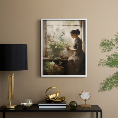 Reproduction encadrée WOMEN Series CDXI - bois massif