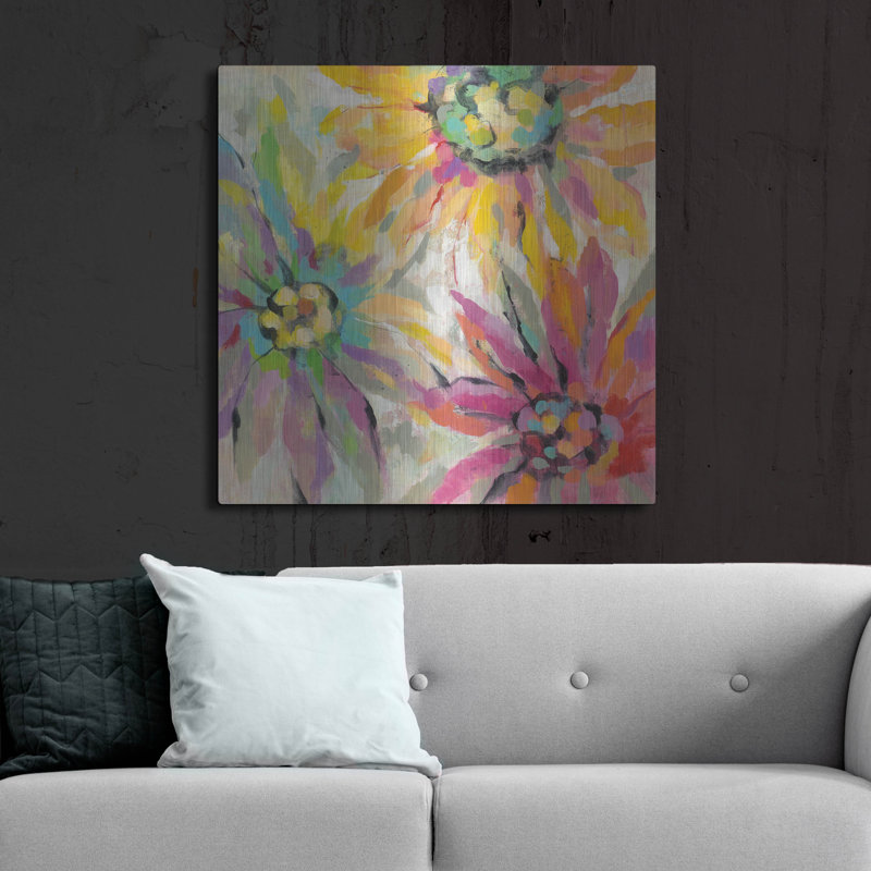 «Abstracted Petals I» par Silvia Vassileva, H 36 po x l 36 po