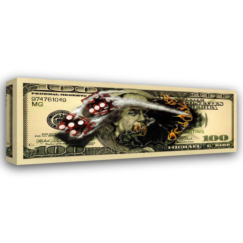 $100 Bill with Dice IMA-G463b