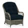 Chaise avec accoudoirs en rotin Everglade