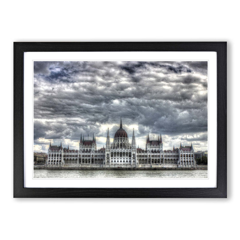 Single Picture Frame Print, Black