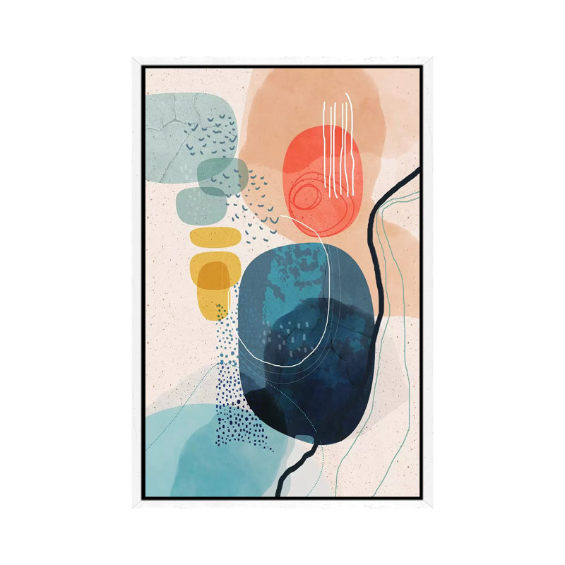 Prelude - Print on Canvas, White Floater Framed, 66.04cm H x 45.72cm W x 3.81cm D