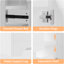 Meuble-lavabo 37 po avec lavabo en céramique, 2 tiroirs et 2 tablettes réglables