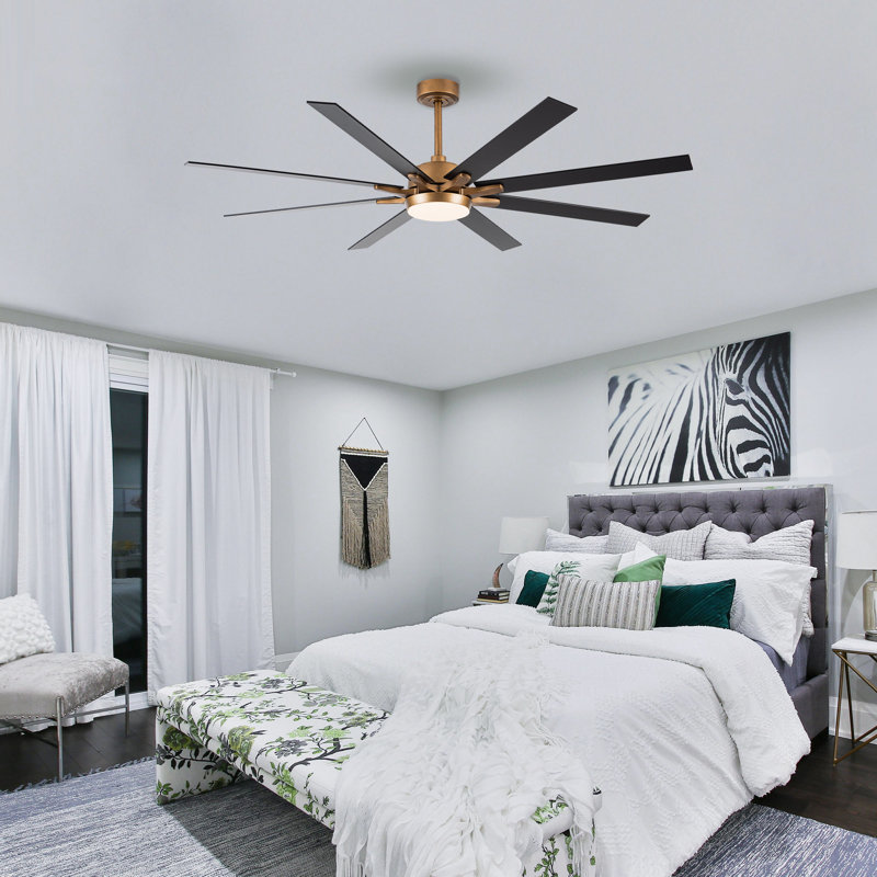 Latitude Run® Figen 65'' Ceiling Fan with LED Lights & Reviews | Wayfair