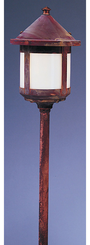 Arinze Low Voltage Pathway Light, 31.63" H x 5.63" W, Satin Black, Cream