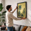 Tropical Palms Art Deco - Framed Print-1931817246-1931817233