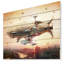 «Dirensible Balloon in Sky over City», reproduction d'impression-35121179-35121187