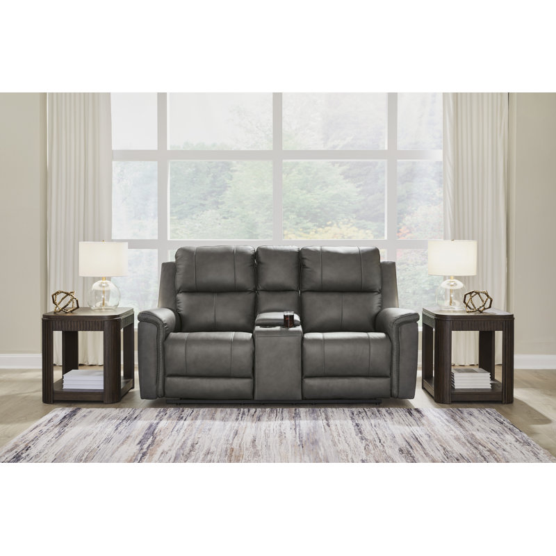 Causeuse inclinable électrique avec console Burnley