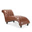 Chaise longue sans accoudoirs touffetée-1326018154