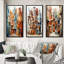 «Cubism Art Multidimensional», 3 pièces sur toile-909670428-909670429