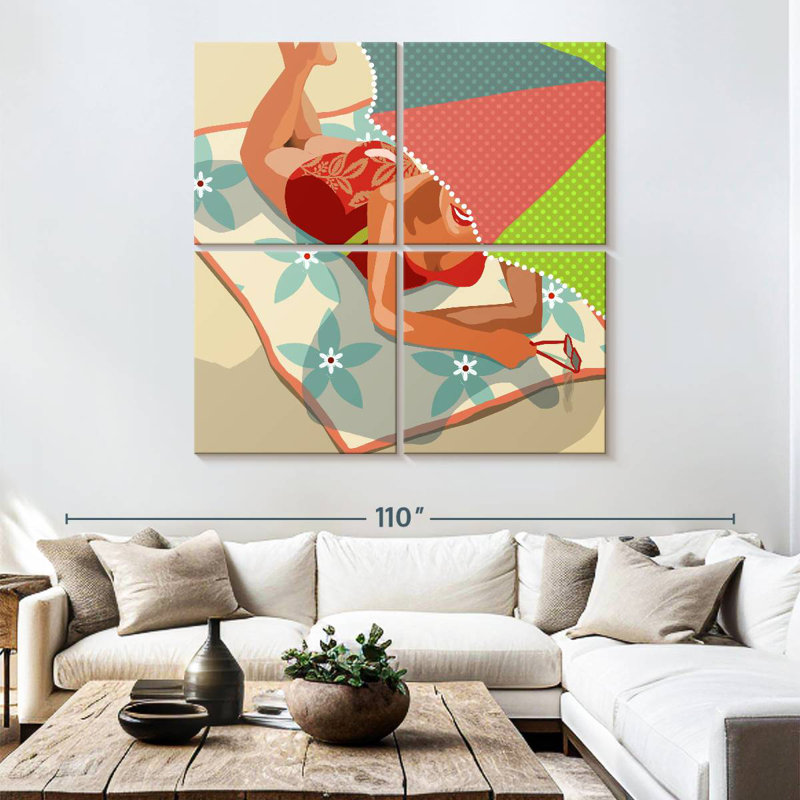 Shuttleworth Beach Beauty II, 74" H x 74" W