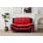 Similicuir rouge / noir est en rupture de stock