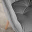 Fauteuil capitonné en velours Pedigree