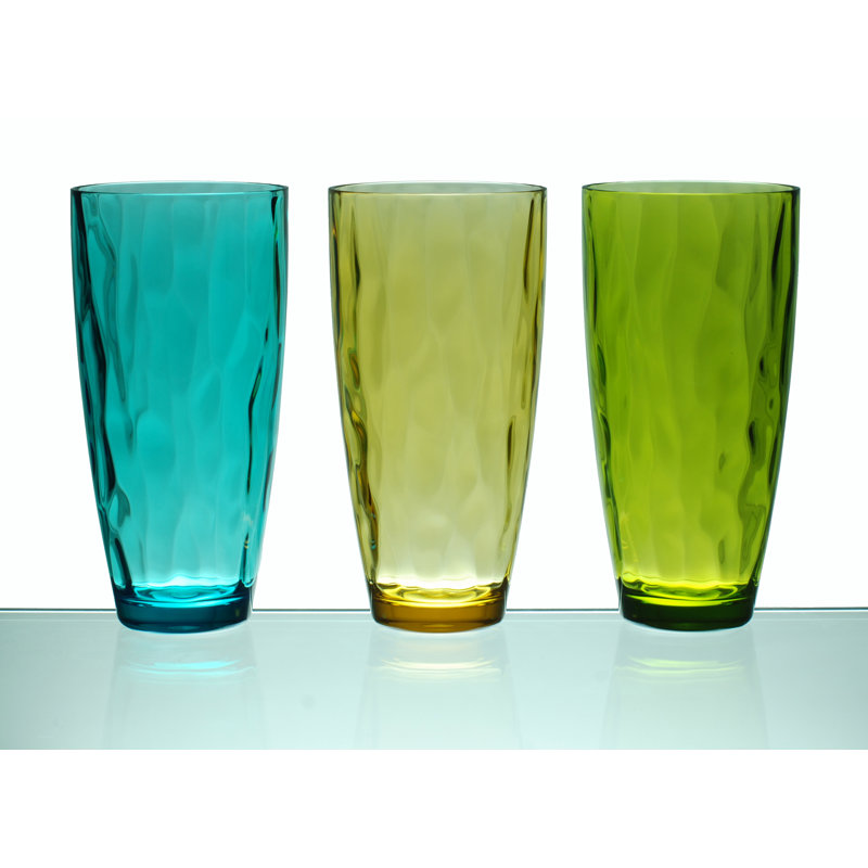Stansel 23oz. Acrylic Drinking Glass Set