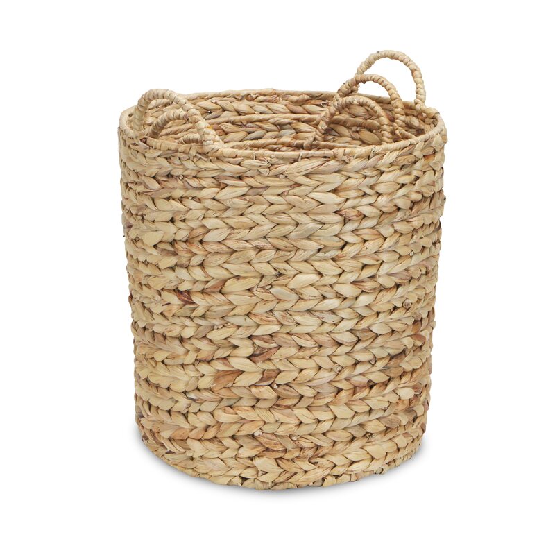 Highland Dunes 3 Piece Wicker Basket Set | Wayfair