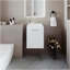 Meuble-lavabo blanc avec lavabo intégré-1238870441