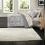 Ensemble de literie moderne pour lit simple XL, couette et drap en polyester, chambre grise