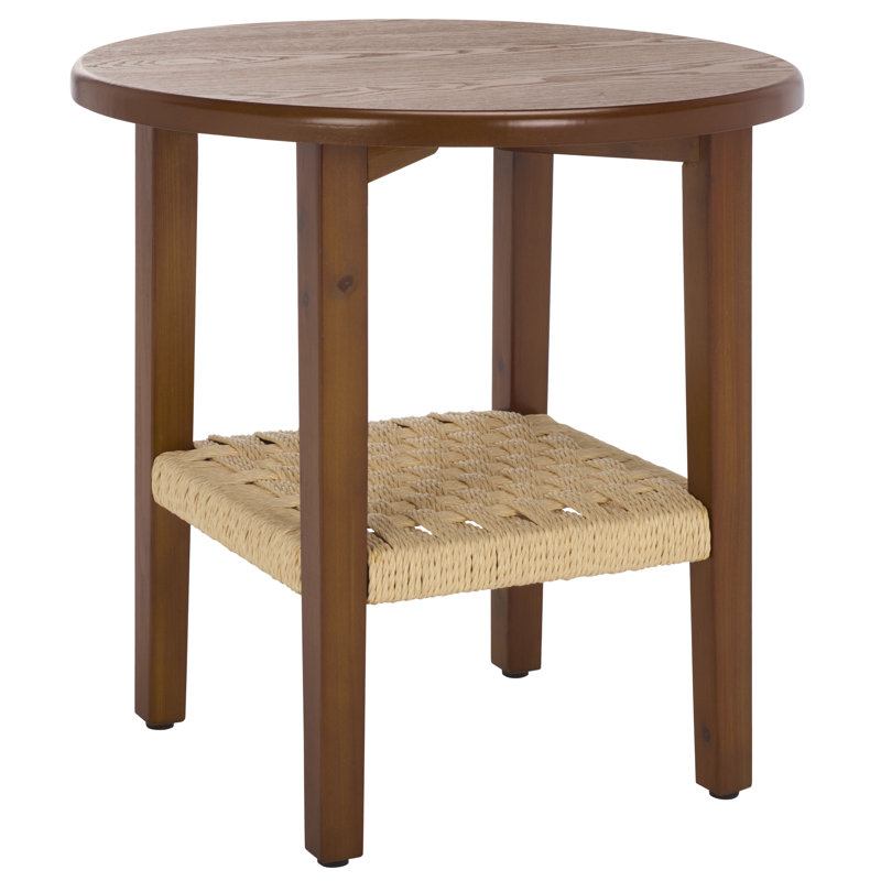 Table de bout à 1 tablette Rakoma, Noyer