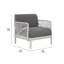 Trixie Patioflare Plus Collection Recycled Plastic Leaf Modular Patio Armchair