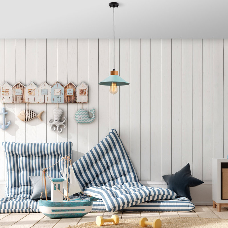 Elegant Blue Chandelier, Adjustable Height, Metal Body with Wooden Base, 40W E27 Socket | Dimensions: 40.6 x 9.4 x 40.6 inches | IP20 Rated, Perfect for Modern Dining Rooms & Living Spaces, Stylish Lighting Fixture