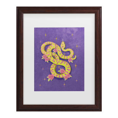 «Raissa Oltmanns Snake Matted», art encadré