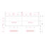 Ventura Four-Drawer Double Bath Floating Vanity With Integrated Countertop-1009037230-1009037204-1009037205
