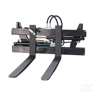 Load Capacity Skid Steer Hydraulic Positioning Pallet Forks