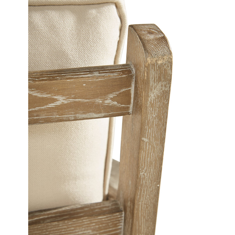 Deandrae Upholstered Armchair, Brown