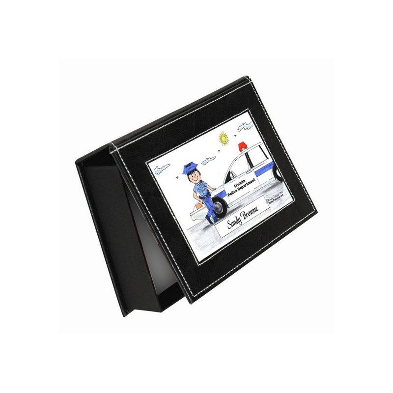 Boîte de mémoire de policiers personnalisable friendly