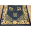 Tapis rectangulaire en laine noué à la main antique chinois des années 1920